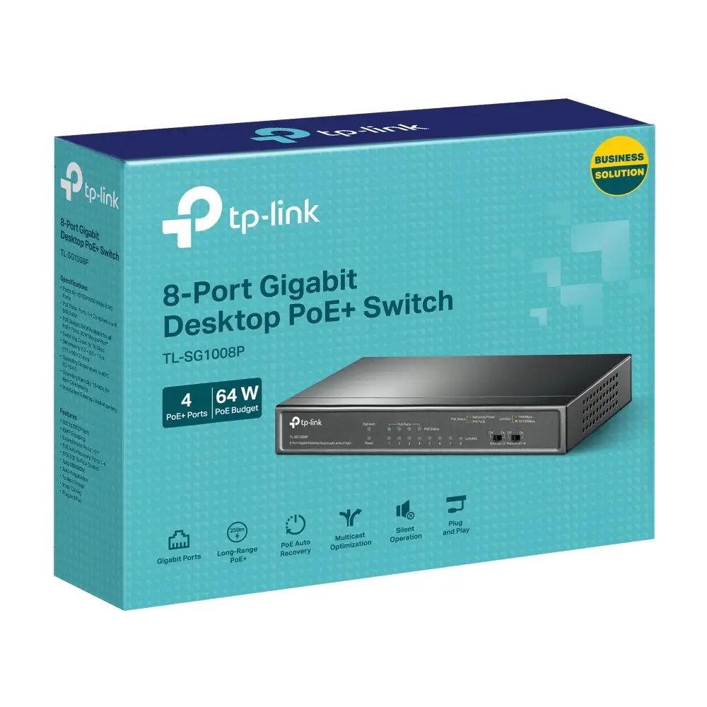 TP-Link TL-SG1008P – şəkil 3