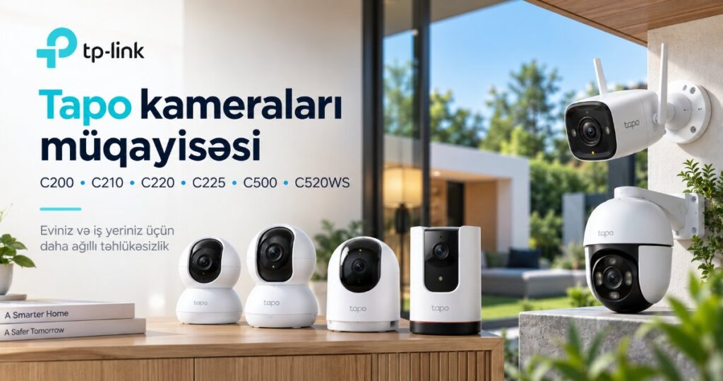 TP-Link Tapo C200 C210 C220 C225 C500 C520WS kameralari